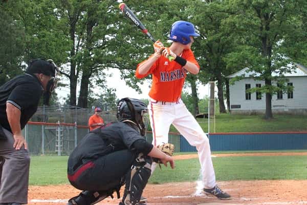 Lucas Forsythe recorded the only hit for the Marshals in their 10-0 loss to #4 McCracken County.