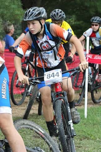 Marshall County 8th grader, Jaxon Story, won the Freshman race Sunday in the first race of the season.