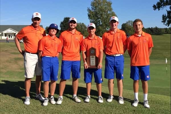The Marshals are headed to the state tournament with their runner-up 1st Region Tournament finish. Pictured (L-R) Coach Keith Bell, Jay Nimmo, Garrett Howell, Grant Hackney, Quinn Eaton and Tyler Powell.