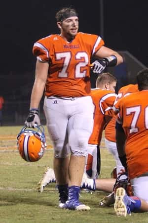 Cameron Thurman led the Marshals in tackles against Apollo with 7 solo and 5 assisted.