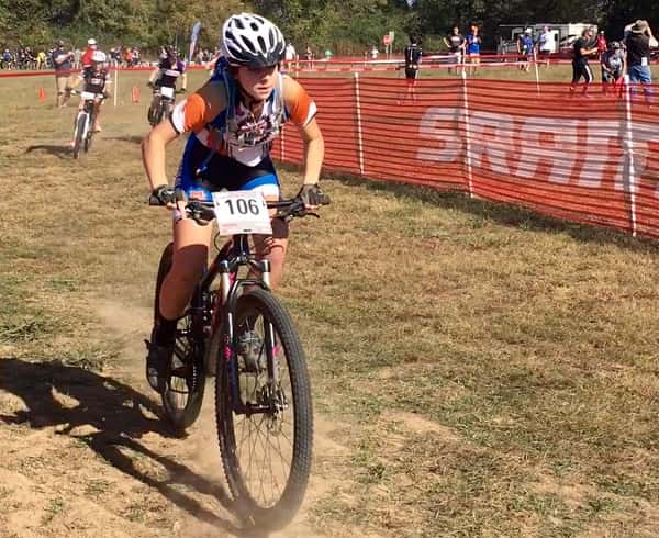 McKenzie Tack rode to a 1st place finish in the girl's JV race Saturday at the Lock 4 course in Gallatin, Tenn.