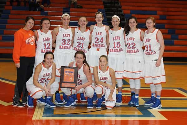 Marshall County girl's win the 2016 Lady Marshal Holiday Classic.