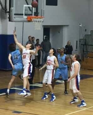 The Marshals in their game Friday against Centennial.