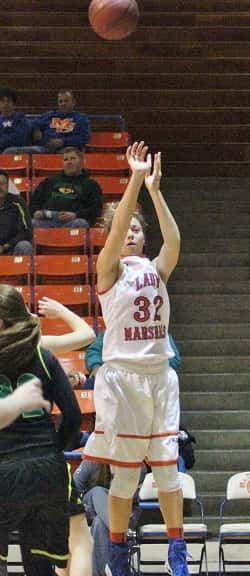 Paige Henson had 12 points and 7 rebounds in the Lady Marshals win over Owensboro Catholic.