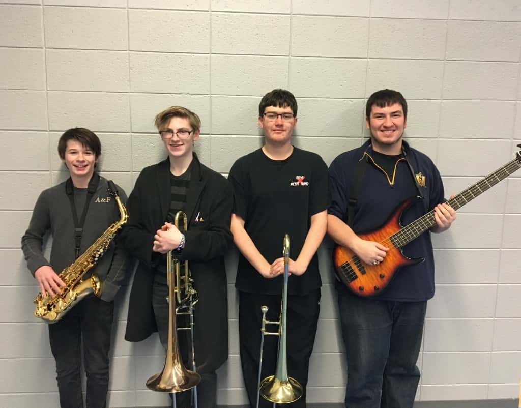 MCHS students qualify for KMEA AllDistrict Jazz Band Marshall County