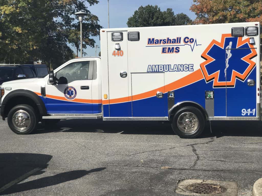 EMS Receives New Ambulance and Upgrades Marshall County