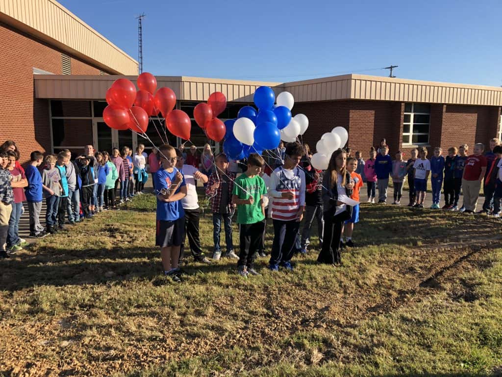 Sharpe Elementary Honors Veterans Marshall County