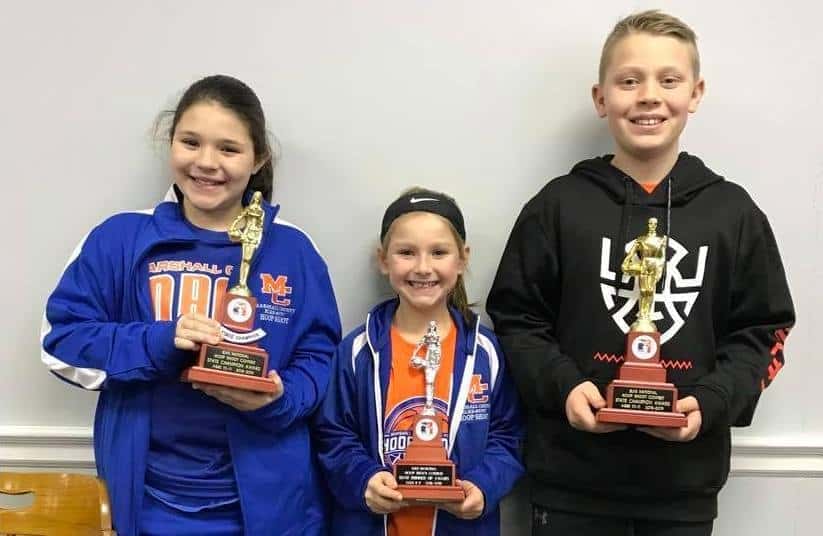 Elks State Hoop Shoot winners advance to Regionals Marshall County