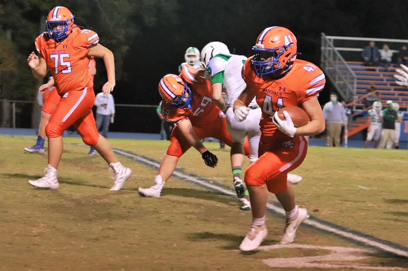 Marshals Pick Up First Win 54-0 Over Ballard Memorial | Marshall County ...