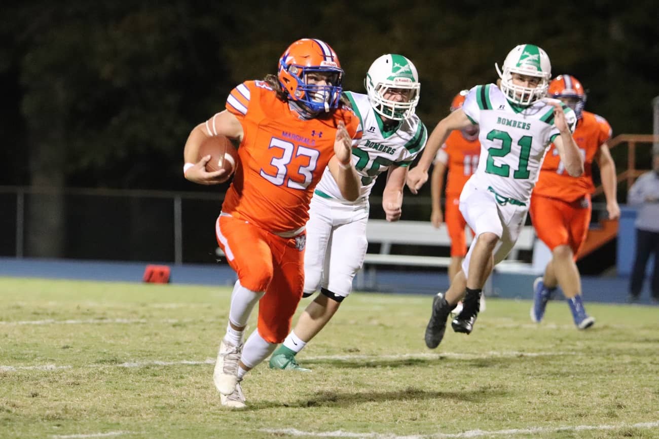 Marshals Pick Up First Win 54-0 Over Ballard Memorial | Marshall County ...