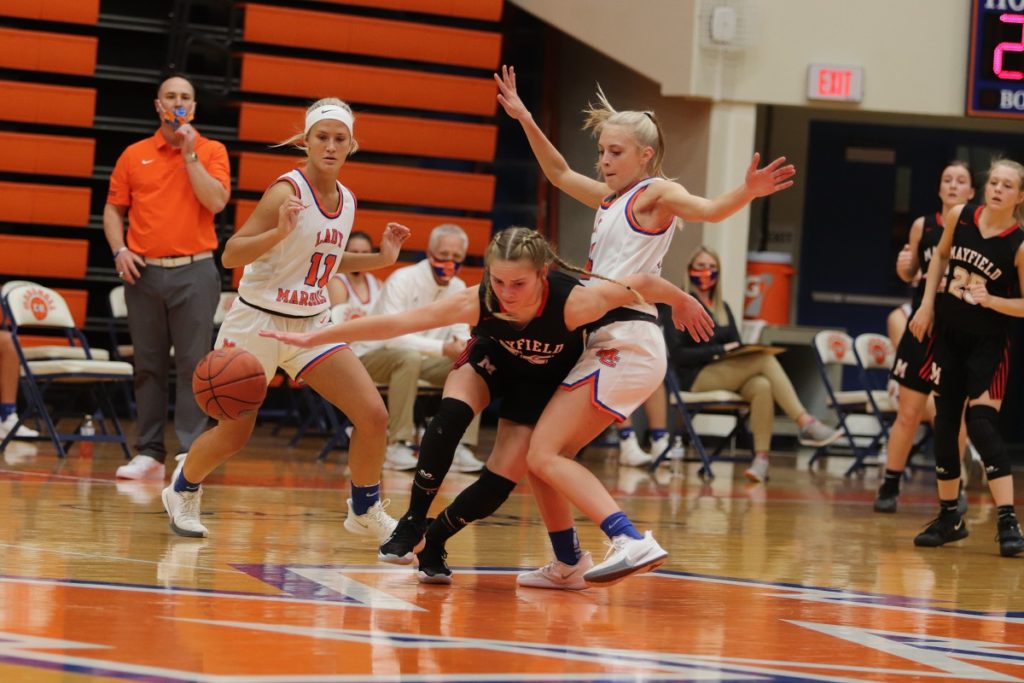 Lady Marshals win 12th straight, top Mayfield 56-16 | Marshall County ...