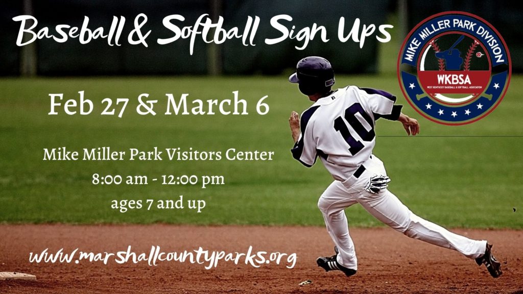 Mike Miller Park baseball and softball sign up dates announced