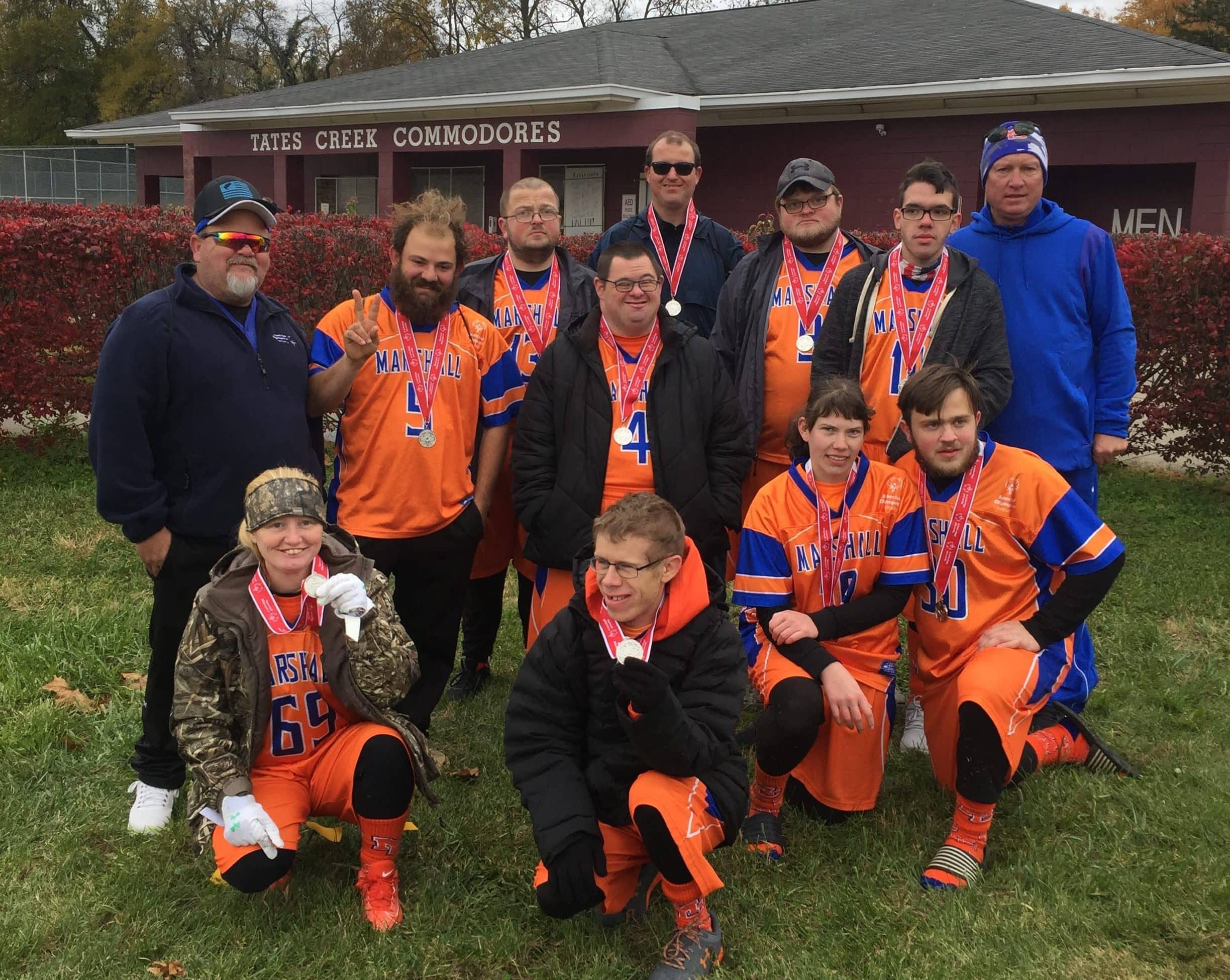 Special Olympics flag football team wins silver at state Marshall