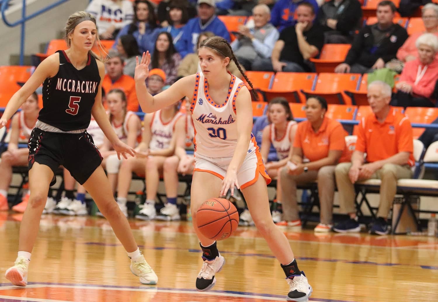 Lady Marshals fall to top ranked Lady Mustangs | Marshall County Daily.com