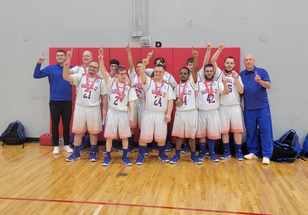 Special Olympics basketball team wins State Championship Marshall