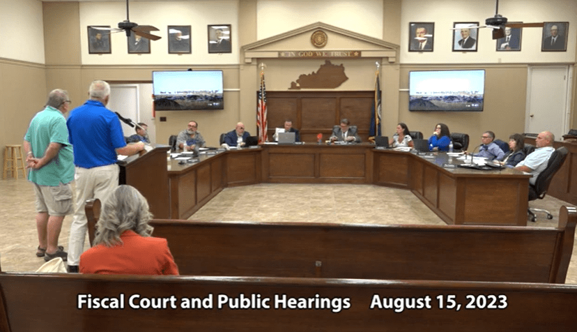 Marshall County Fiscal Court meetings on Marshall County Daily YouTube