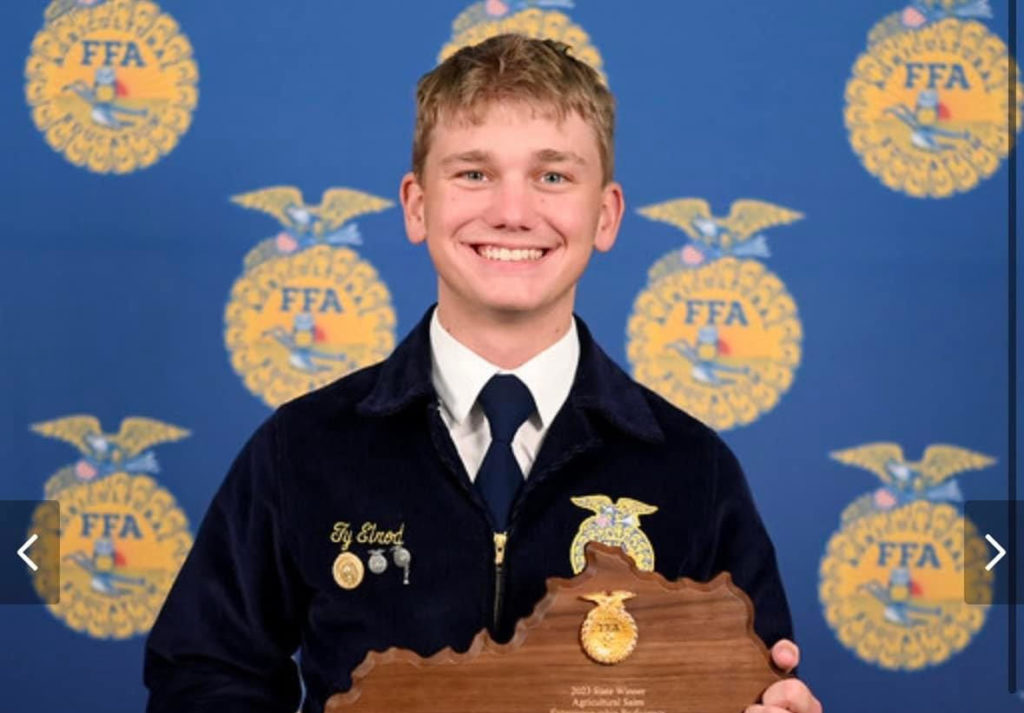 Ty Elrod is the 2024 Purchase Region Kentucky FFA Star in Agribusiness ...