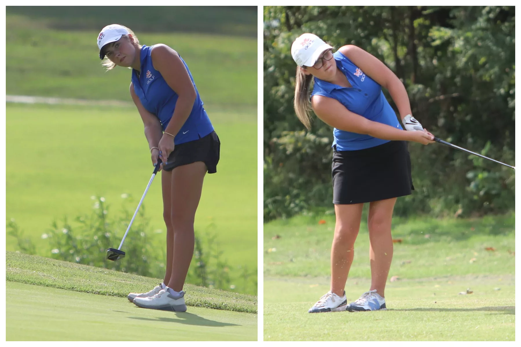 Roberts and Ray complete round one of the KHSAA Girls' State Golf