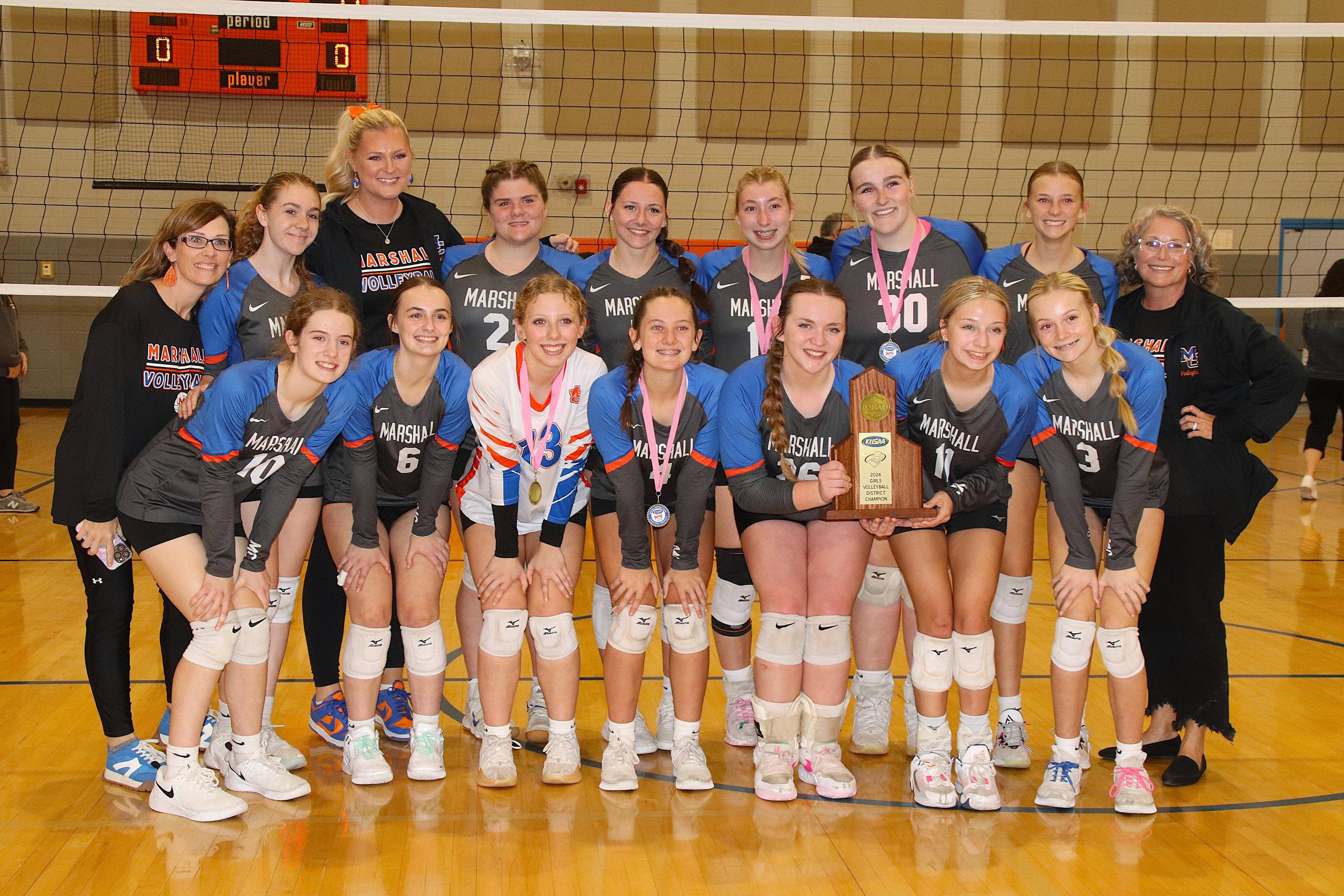 Lady Marshals claim fifth straight 4th District title Marshall County