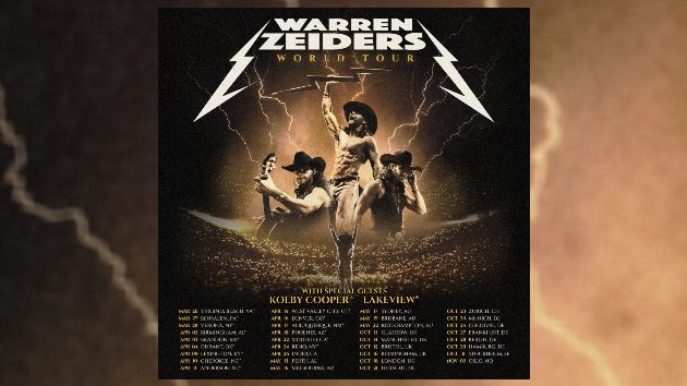 Warren Zeiders maps out world tour for 2026 | Froggy 92.9