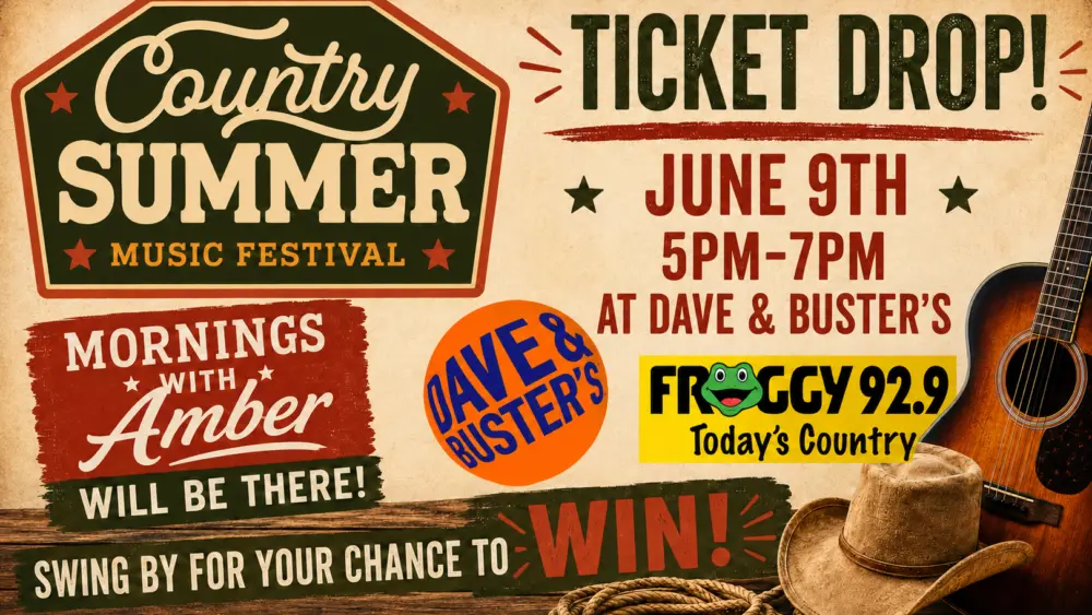 Froggy 92.9 Today's Country Music | Sonoma County | News | Tickets