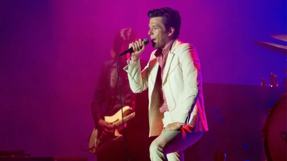 The Killers perform in concert at FIB Festival on July 20^ 2018 in Benicassim^ Spain. BENICASSIM^ SPAIN - JUL 20