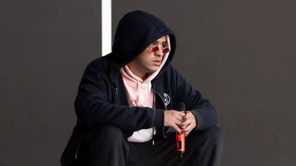 Bad Bunny rehearsal on stage. Viña del Mar^ Chile; 01-30-2019