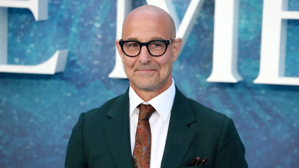 London^ United Kingdom - May 15^ 2023: Stanley Tucci attend the UK Premiere of "The Little Mermaid" at Odeon Luxe Leicester Square in London^ England.