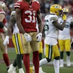NFC Championship Packers 49ers Football: San Francisco 49ers running back Raheem Mostert celebrates after a long run against the Green Bay Packers during the first half of the NFL NFC Championship football game Sunday, Jan. 19, 2020, in Santa Clara, Calif. (AP Photo/Marcio Jose Sanchez)