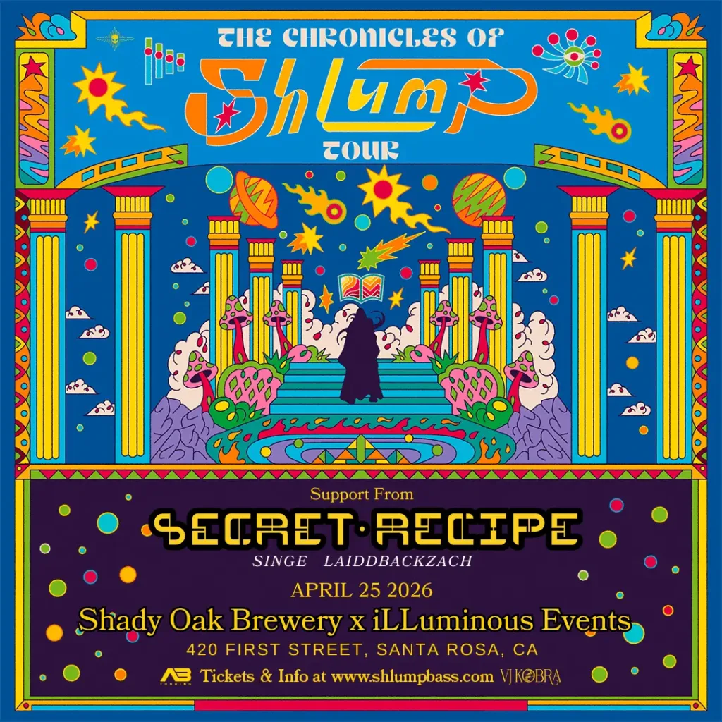 Shlump The Chronicles of Shlump Tour with Secret Recipe, Singe, Laiddbackzach ...
