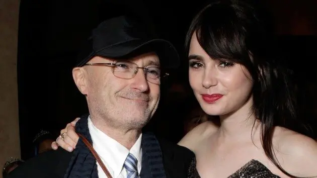 Phil Collins' children, including Lily Collins, congratulate him on ...