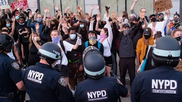 us-news-ny-police-protests-report-2-ny