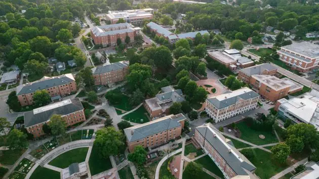 aerial-over-north-carolina-central-university-in-the-spring