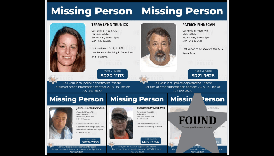 Code Pink Missing Person Santa Rosa Police Start Campaign for Missing Persons | KSRO 103.5FM 96 ...