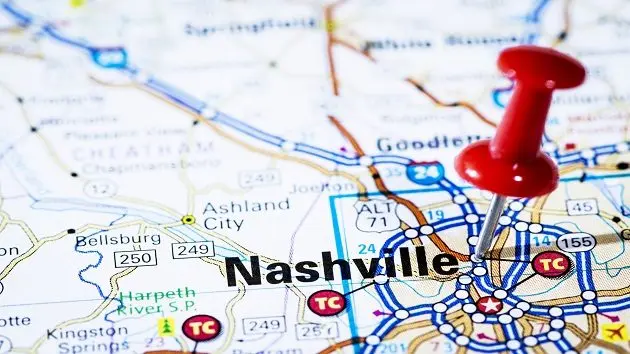 us-capital-cities-on-map-series-nashville-tennessee-tn