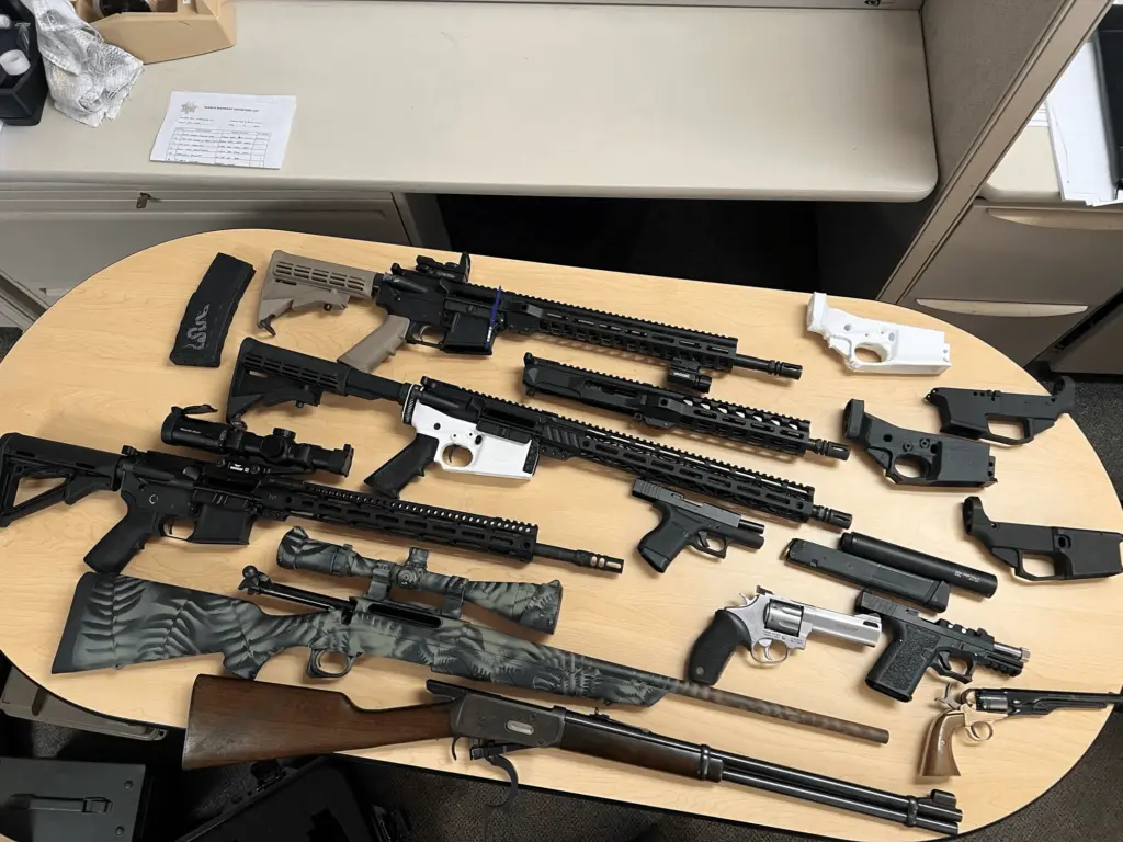 firearms-confiscated-from-steve-strawn-and-jared-ambrose-santa-rosa-police