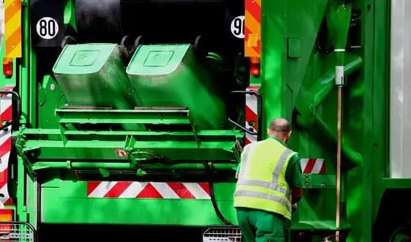 garbage-truck-and-worker