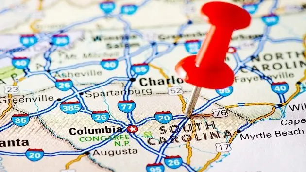 usa-states-on-map-south-carolina