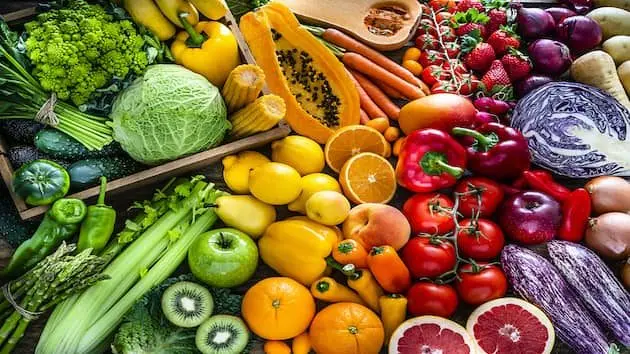healthy-fresh-rainbow-colored-fruits-and-vegetables-background