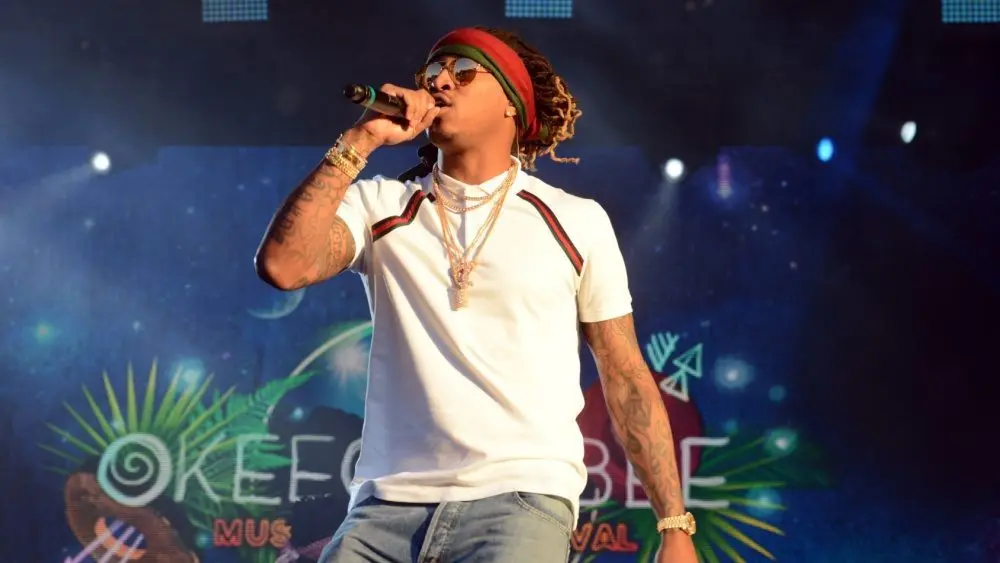 Rapper Future performs onstage at the 2016 Okeechobee Music and Arts Festival. Okeechobee^ Florida - March 5^ 2016
