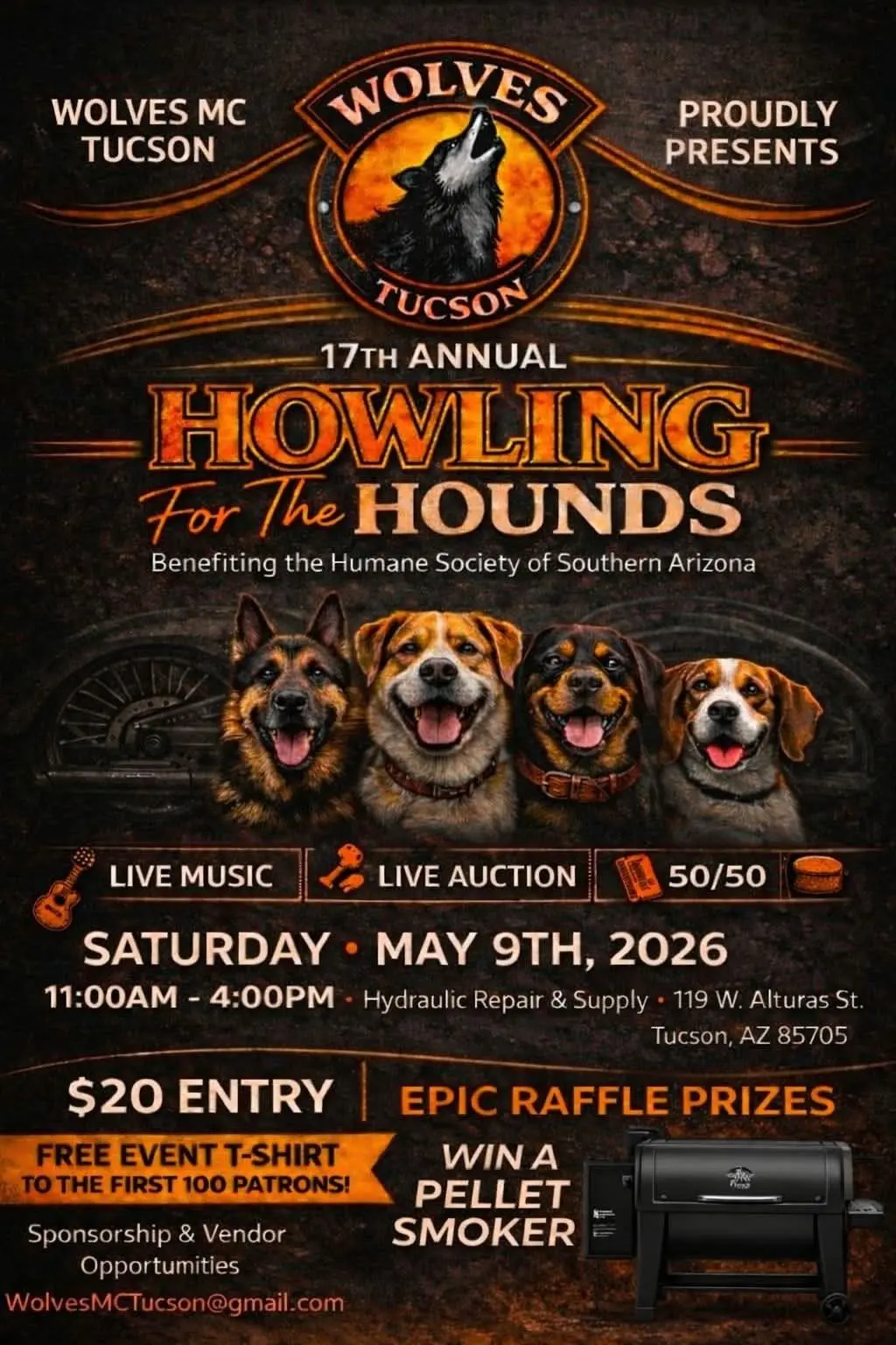 howling for hounds flyer