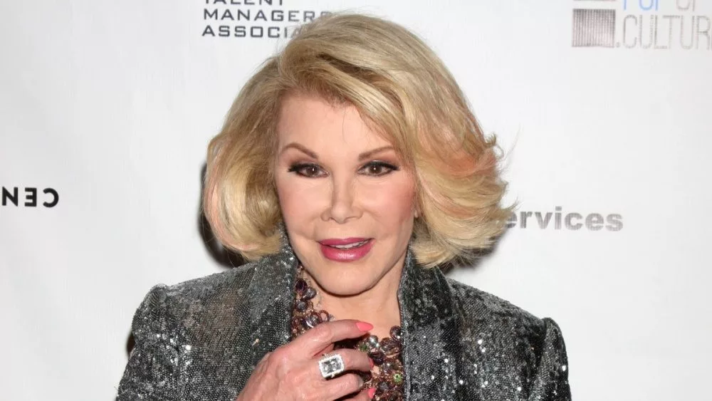 Joan Rivers at the Heller Awards 2013 at Beverly Hilton Hotel on September 19^ 2013 in Beverly Hills^ CA