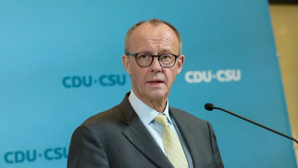 German Chancellor Friedrich Merz at a meeting in Berlin. Berlin^ Germany^ 2024-11-05