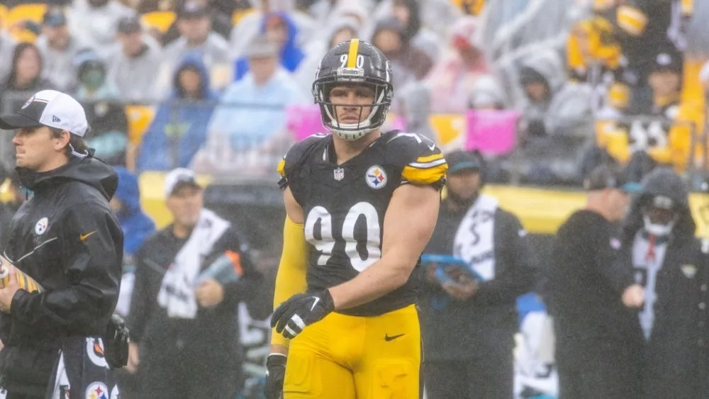 #90 T.J. WATT of PITTSBURGH STEELERS-- WEEK 8 OCTOBER 29^ 2023 ACRISURE STADIUM PITTSBURGH PENNSYLVANIA