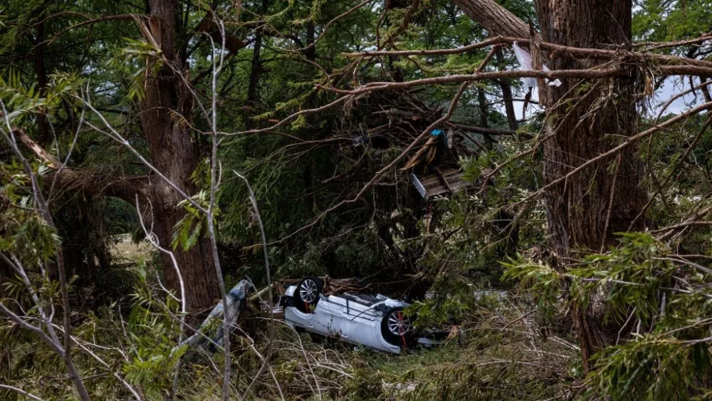 Aftermath of Central Texas flooding July 8^ 2025