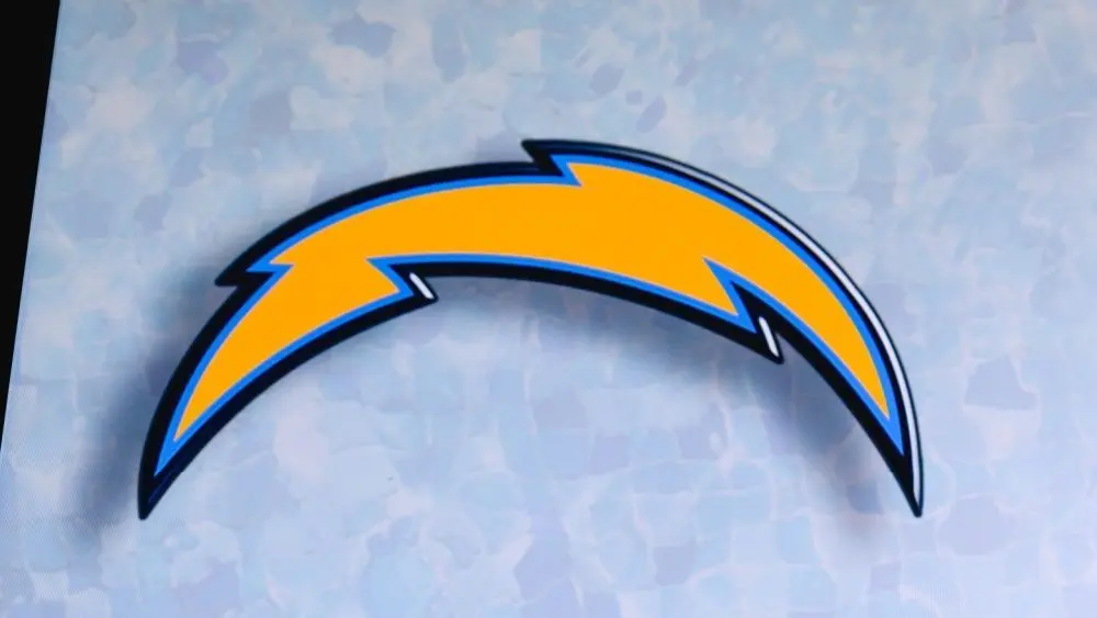 Los Angeles Chargers professional american football club^ silhouette logo of the club. NFL