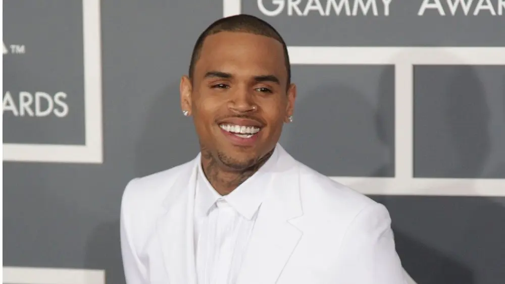 Chris Brown arrives to the 2013 Grammy Awards on February 10^ 2013 in Hollywood^ CA