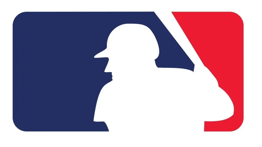 MLB Major League Baseball icon red blue white isolated play us USA Boston Red Sox sport logo vector template sticker famous