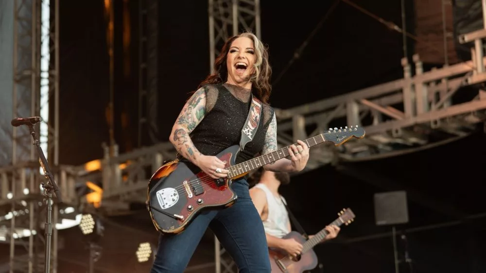 Ashley McBryde performs in concert on April 5^ 2024 in Fort Lauderdale^ Florida as part of the Tortuga Music Festival.
