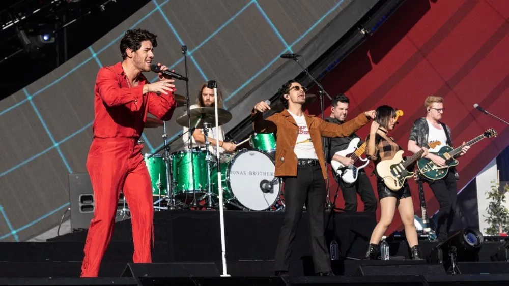 Jonas Brothers perform at Global Citizen Festival NYC in Central Park New York^ NY - September 24^ 2022